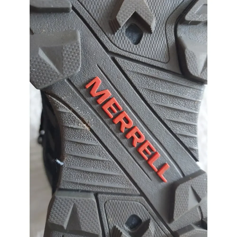 New Merrell Boots size 9 mens Speed Eco Gray and Orange Hiking NWOT